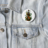Violin en slang ronde button 5,7 cm (In situ)