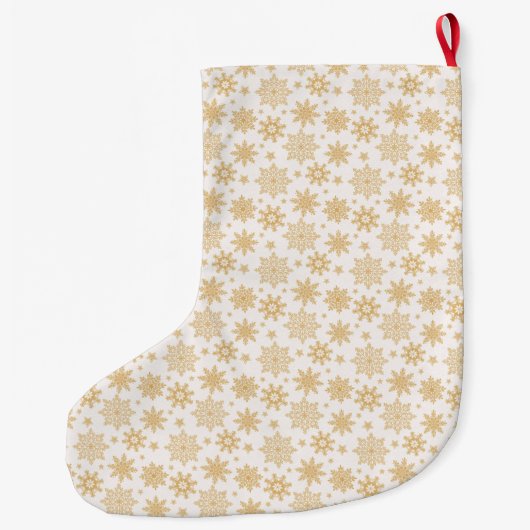 Violin en Snowflakes Grote Kerstsok (Achterkant)