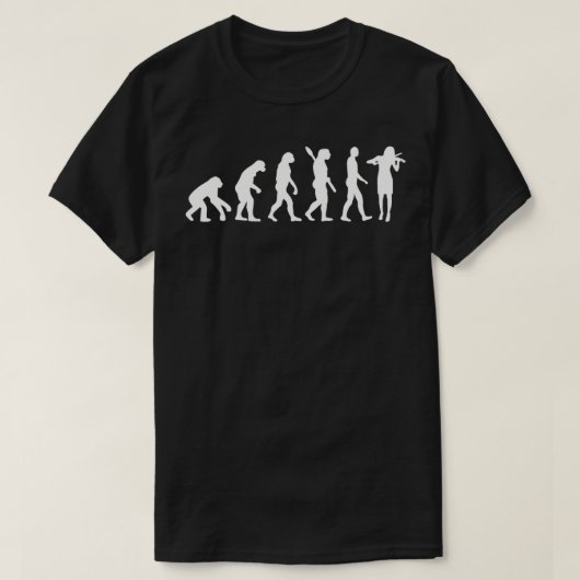 Violin evolutie 3 t-shirt (Design voorkant)