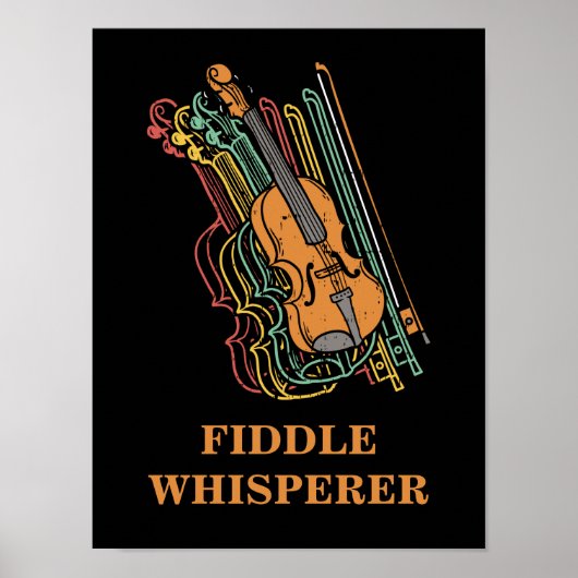  Violin Fiddle Whisperer Poster (Voorkant)