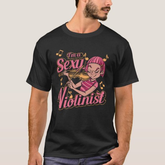 Violin Fiddler Fiddle T-shirt (Voorkant)
