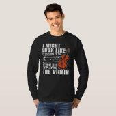 Violin For Men Women Violinist Violin Player 3 T-shirt (Voorkant volledig)