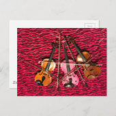 Violin Fotogeschenken Briefkaart (Voorkant / Achterkant)