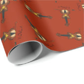 Violin Funny Cute Cadeaupapier (Rol Hoek)