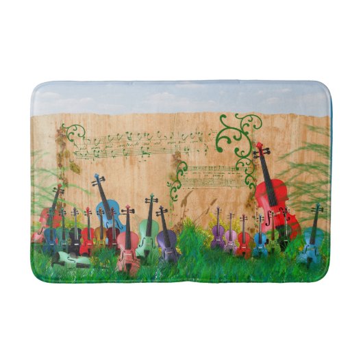 Violin Garden Badmat (Voorkant)
