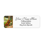 Violin Garden Return-adres Etiket (Voorkant)