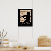 Violin... Gewoon 16x20 poster afspelen (Keuken)