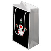 Violin Gift Bag-Holiday Klein Cadeauzakje (Voorkant Gekanteld)