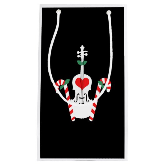 Violin Gift Bag-Holiday Klein Cadeauzakje (Voorkant)