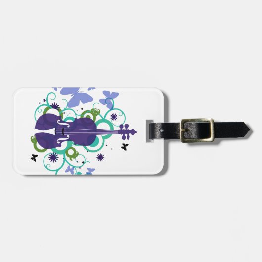 Violin Gift-Bagagelabel Bagagelabel (Voorkant horizontaal)