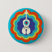 Violin Gift-Button Ronde Button 5,7 Cm (Voorkant)