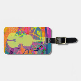 Violin Gift+Hoesje Label Bagagelabel