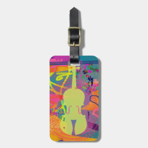 Violin Gift+Hoesje Label Bagagelabel