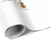 Violin Girl als een normaal meisje, maar koeler Cadeaupapier (Rol Hoek)