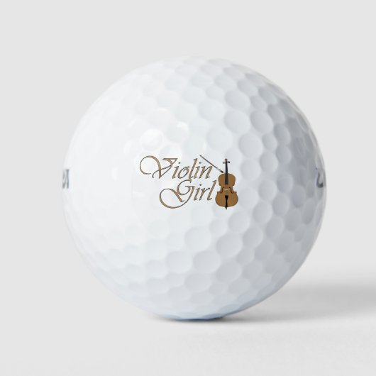 Violin Girl Golfballen (Voorkant)
