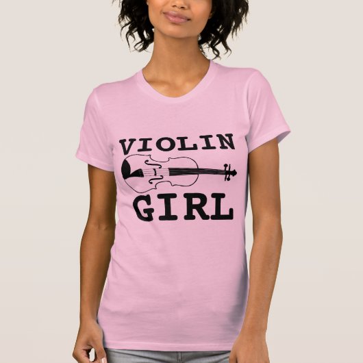 VIOLIN GIRL T-SHIRTS (Voorkant)