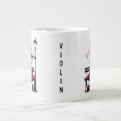 Violin Grote Koffiekop (Voorkant)