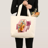 Violin Grote Tote Bag (Voorkant (product))