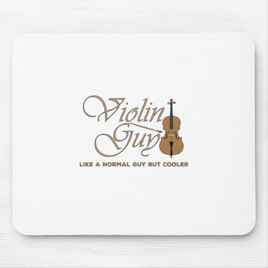 Violin Guy, als een normaal meisje maar koeler Muismat (Voorkant)