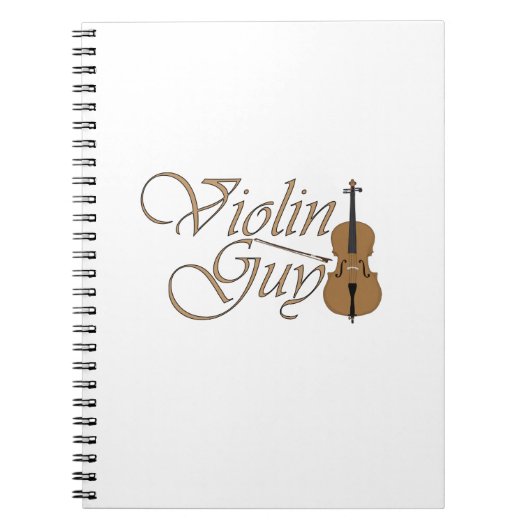Violin Guy Notitieboek (Voorkant)