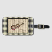  Violin Harlequin-grens Bagagelabel (Voorkant (horizontaal))