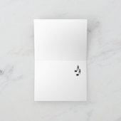 Violin Hartelijk dank je creditcard leeg binnenin Bedankkaart (Binnen)