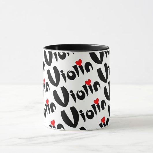 Violin Heart  Mok (Midden)