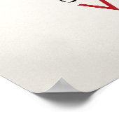 Violin - Helderkleurige muziek Poster (Hoek)