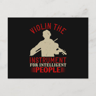 Violin - het instrument voor intelligente briefkaart