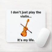 Violin Het is mijn leven Muismat (Met muis)