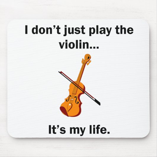 Violin Het is mijn leven Muismat (Voorkant)