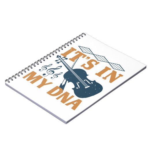Violin - Het zit in mijn DNA Notitieboek (Linkerzijde)