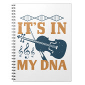Violin - Het zit in mijn DNA Notitieboek (Voorkant)