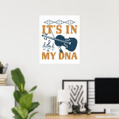 Violin - Het zit in mijn DNA Poster (Thuiskantoor)