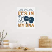 Violin - Het zit in mijn DNA Poster (Keuken)