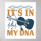 Violin - Het zit in mijn DNA Poster (Voorkant)