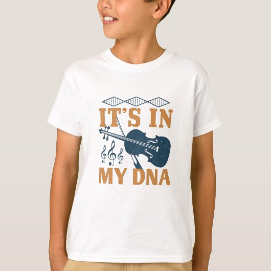 Violin - Het zit in mijn DNA T-shirt (Voorkant)