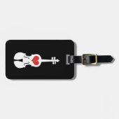 Violin Hoesje Label - Je eigen naam toevoegen Bagagelabel (Voorkant horizontaal)