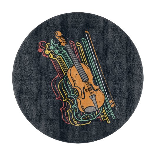 Violin Housewarming Modern Snijplank (Voorkant)