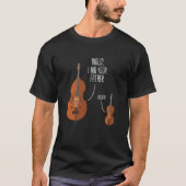 Violin I am Your Father Fiddle Player Viola Cello T-shirt (Voorkant)