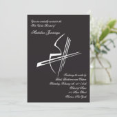 Violin Impressions Overweging - Uitnodiging (Staand voorkant)