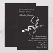 Violin Impressions Overweging - Uitnodiging (Voorkant / Achterkant)