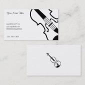 Violin, Jouw naam hier, Visitekaartje (Voorkant / Achterkant)