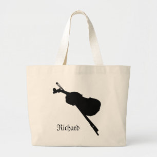 Violin Jumbo Canvas tas