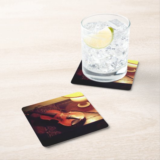 Violin Kartonnen Onderzetters (Insitu)