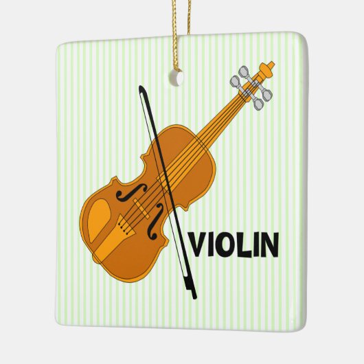 Violin Keramisch Ornament (Links)