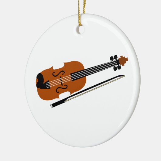 Violin Keramisch Ornament (Links)