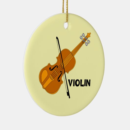 Violin Keramisch Ornament (Rechts)