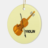 Violin Keramisch Ornament (Links)