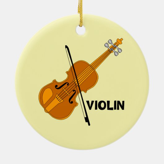 Violin Keramisch Ornament (Achterkant)